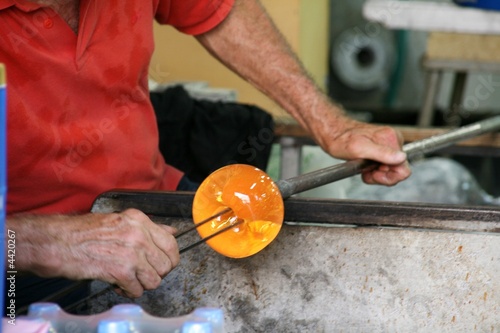 Foto: Glas blasen Glas blasen