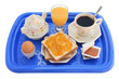 Breakfast tray (clipping path)