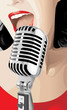 Quadro Pop Singer (editable vector or jpeg image) Quadro Pop Singer (editable vector or jpeg image)
