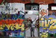 façade et graffiti