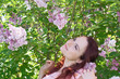 Woman with flowers Woman with flowers