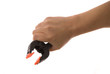 hand and clip
