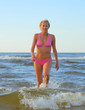 The girl in the sea The girl in the sea