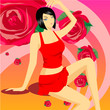 Sitting Showgirl Sitting Showgirl