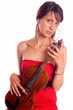Girl with violin