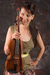 Girl with violin