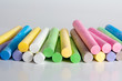 Multicolored chalks Multicolored chalks