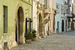 Facade of historic buildings Facade of historic buildings