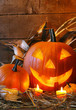 Funny face pumpkin