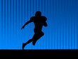 american football background blue