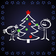 Sapin de Noël cartoon