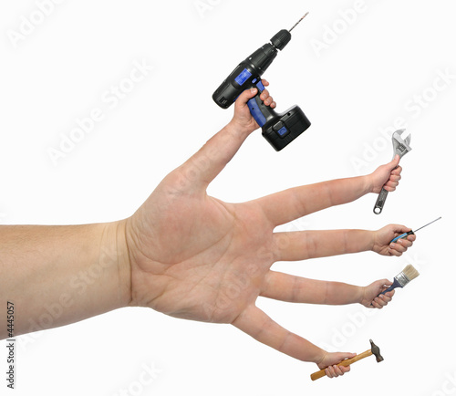 Many Hands Make Light Work!(isolated) Many Hands Make Light Work!(isolated)