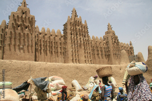 le marché et la mosquée de djenné le marché et la mosquée de djenné