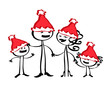 Famille père Noël