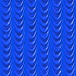 Blue stage curtain