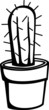 cactus in a pot