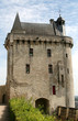 Chinon castle, France (clock tower) Chinon castle, France (clock tower)