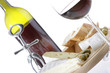 rotwein und käse