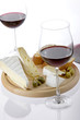 rotwein und käse