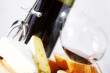 rotwein und käse