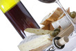 rotwein und käse