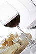 rotwein und käse