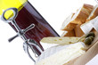 rotwein und käse