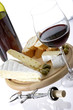 rotwein und käse