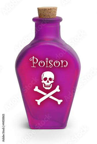Poison on White