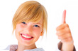 Thumbs up - Young female