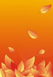 Falling autumn leaves
