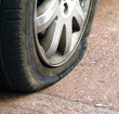 roue à plat
