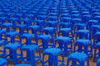 Rows of Plastic Stools