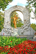 The Statue of Johann Strauss in stadtpark in Vienna, Austria