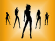 Five sexy girls