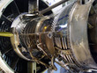 The engine of airplane The engine of airplane
