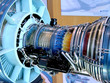 The engine of airplane The engine of airplane