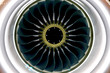 The engine of airplane The engine of airplane