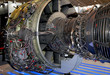 The engine of airplane The engine of airplane