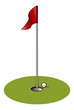 Vector Golf Hole