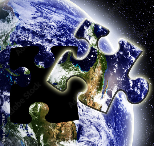 Photo: Earth in space Earth in space
