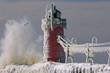 South Haven Lighthouse Winter