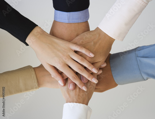 Group of hands