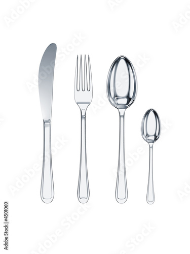 knife, fork 