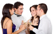 friends having a drink