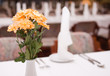 Flowers on a table