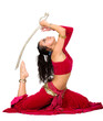 arabic dancer with a sword