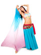 beautiful arabic belly dancer