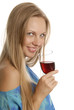 Ragazza con succo