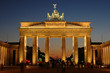 canvas print picture - Brandenburg gate